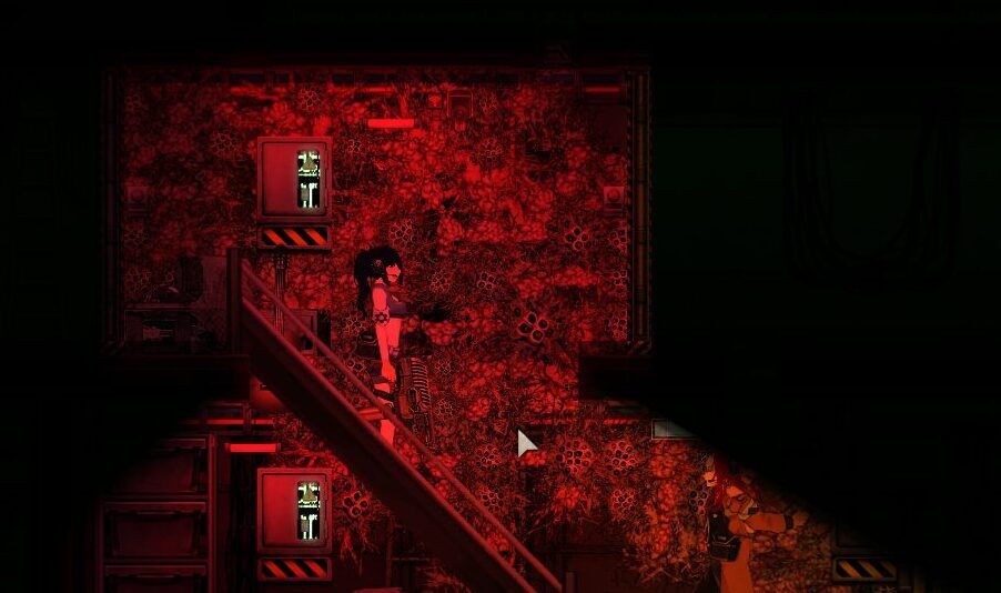 侵食される艦内